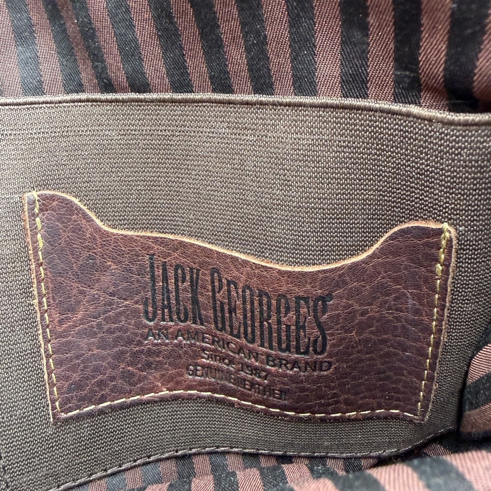 Jack Georges Small Backpack Purse Convertible Crossbody Leather Travel - Picture 11 of 11